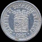 Jeton de 25 centimes 1921 de la Chambre de Commerce d'Elbeuf (76500 - Seine-Maritime) - avers