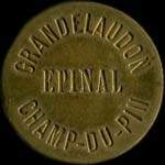 Jeton de 10 centimes de Grandelaudon - Champ-du-Pin � Epinal (88000 - Vosges) - avers