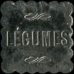 Jeton de L�gumes du Restaurant Populaire Epinal (88000 - Vosges) - revers