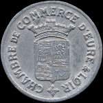 Jeton de 25 centimes 1922 de la Chambre de Commerce d'Eure-et-Loir (28 - D�partement) - avers