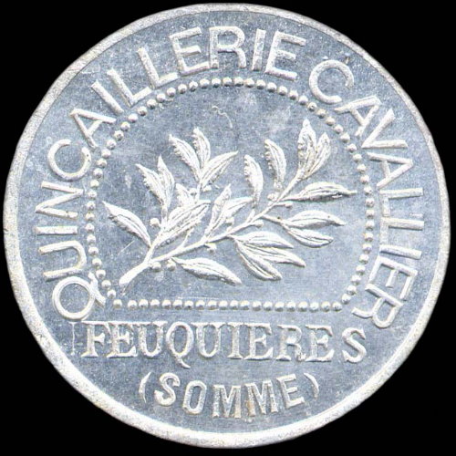 Jeton de 25 centimes de la Quincaillerie Cavallier � Feuqui�res (80210 - Somme) - avers