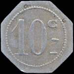 Jeton de 10 centimes des Boucheries de Firminy (42700 - Loire) - revers