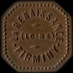 Jeton de 5 centimes de La Renaissance à Firminy (42700 - Loire) - avers
