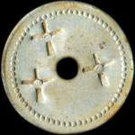 Jeton Bon pour 1 kg de pain �mis par la Pr�voyance � Flixecourt (80420 - Somme) - revers