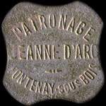 Jeton de 25 centimes �mis par le Patronage Jeanne-d'Arc � Fontenay-sous-Bois (94120 - Val-de-Marne) - avers