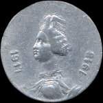 Jeton de 10 centimes 1917 des Groupes Commerciaux du Gard (30 - Département) - avers