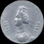 Jeton de 10 centimes 1917 des Groupes Commerciaux du Gard (30 - D�partement) - avers