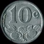 Jeton de 10 centimes de l'Union Commerciale de Gournay-en-Bray (76220 - Seine-Maritime) - revers
