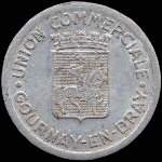 Jeton de 25 centimes de l'Union Commerciale de Gournay-en-Bray (76220 - Seine-Maritime) - avers