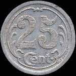Jeton de 25 centimes de l'Union Commerciale de Gournay-en-Bray (76220 - Seine-Maritime) - revers