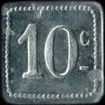 Jeton de 10 centimes de la Soci�t� Anonyme des Bains de Mer du Grau-du-Roi (30240 - Gard) - revers