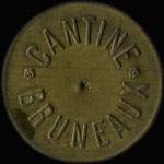 Jeton de 1 franc émis par la Cantine Bruneaux du 30e Bataillon de Chasseurs à Pied - avers