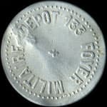 Jeton de 1,50 franc du Foyer Militaire du D�p�t 133 (Montlu�on) - avers
