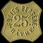 Jeton de 25 centimes des Folies Bergère au Havre (76550 - Seine-Maritime) - avers