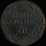 Jeton de 5 centimes de la Société Havraise de Tir au Havre (76550 - Seine-Maritime) - avers