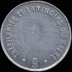 Jeton de 5 centimes des Tréfileries et Laminoirs du Havre (76550 - Seine-Maritime) - avers