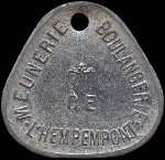 Jeton bon pour 1 kg de pain de la Meunerie Boulangerie de l'Hempempont � Hem (59510 - Nord) - avers