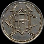 Jeton de 1 franc de GCH (Grand Casino de Hendaye) (64700 - Pyr�n�es-Atlantique) - avers