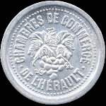 Jeton de 10 centimes 1922-1926 des Chambres de Commerce de l'Hérault (34 - Département) - avers