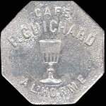 Jeton de 12 1/2 centimes du Caf� Guichard � l'Horme (42152 - Loire) - avers