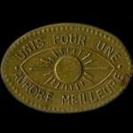 Jeton de 1 kg de pain de la Coop�rative des Travailleurs d'Houdain (62150 - Pas-de-Calais) - avers