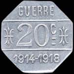 Jeton de 20 centimes émis par le Café Terminus - A.Parrain - Issoire (63500 - Puy-de-Dôme) - revers