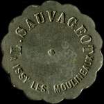 Jeton de 3 francs �mis par L.Sauvageot � Issy-les-Moulineaux (92130 - Hauts-de-Seine) - avers