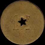 Jeton de 1 franc du Mess des Sous-Officiers du 138e R�giment d'Infanterie - revers