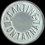 Jeton de 50 centimes �mis par la Cantine Montarnal du 151e R�giment d'Infanterie - avers