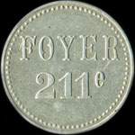 Jeton Foyer - 3 du 211e R�giment d'Infanterie - avers