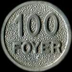 Jeton de 100 (francs) �mis par le Foyer du CEAS BLEM (Centre d'Essai des Armes Sp�ciales - Brigade de la L�gion Etrang�re Mobile) - revers