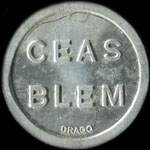 Jeton de 300 (francs) �mis par le Foyer du CEAS BLEM (Centre d'Essai des Armes Sp�ciales - Brigade de la L�gion Etrang�re Mobile) - avers