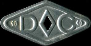 Jeton-prime de 10 francs �mis par D O C (Docks du Centre) - revers