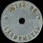 Jeton Sans valeur indiqu�e �mis par l'Usine de Lannemezan - Commission Militaire des Ordinaires (65300 - Hautes-Pyr�n�es) - avers