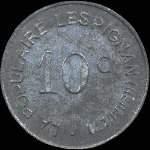 Jeton de 10 centimes �mis par La Populaire - Lespignan (34710 - H�rault) - avers