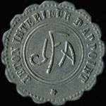 Jeton de 5 centimes �mis par G.Michaud-Quantin - Ligny � Ligny-en-Barrois (55500 - Meuse) - avers
