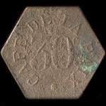 Jeton de 30 centimes �mis par le Caf� de la Paix � Lille (59000 - Nord) - avers