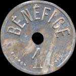 Jeton de 1 partage �mis par L'Essor � Lille (59000 - Nord) - revers