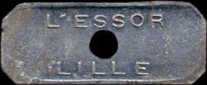 Demi jeton �mis par L'Essor � Lille (59000 - Nord) - avers