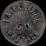 Jeton de 50 partage �mis par La Famille � Lille (59000 - Nord) - avers