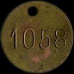 Jeton de 1 centime �mis par G & N (Grimondez & Nuytten) � Lille (59000 - Nord) - revers