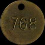 Jeton de 1 centime �mis par G & N (Grimondez & Nuytten) � Lille (59000 - Nord) - revers