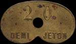 20 demi jeton �mis par L'Ind�pendante � Lille (59000 - Nord) - revers