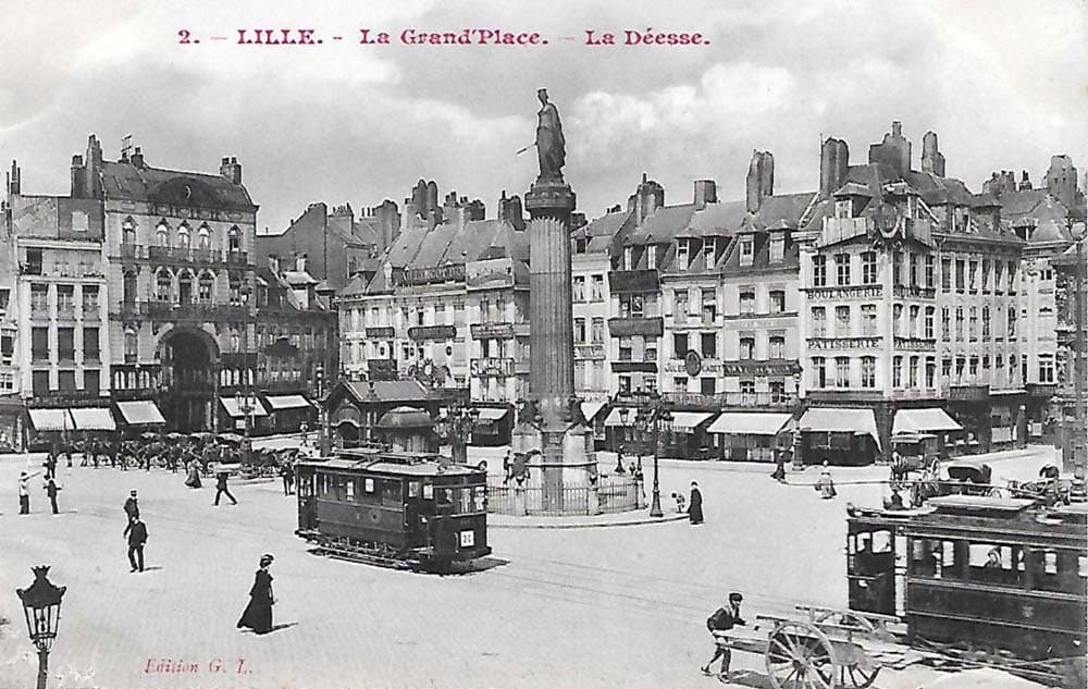 Lille (59000 - Nord) - La Grand'Place - La D�esse