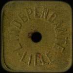 Jeton B�n�fice 10 �mis par L'Ind�pendante � Lille (59000 - Nord) - avers