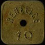 Jeton B�n�fice 10 �mis par L'Ind�pendante � Lille (59000 - Nord) - revers