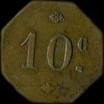 Jeton de 10 centimes �mis par le V�lodrome lillois � Lille (59000 - Nord) - revers