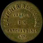 Jeton L'Avenir R�gional - 5 centimes - Lyon (69000 - Rh�ne) - avers