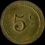 Jeton L'Avenir R�gional - 5 centimes - Lyon (69000 - Rh�ne) - revers