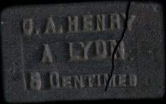 Jeton C.A. Henry - 5 centimes - Lyon (69000 - Rh�ne) - avers